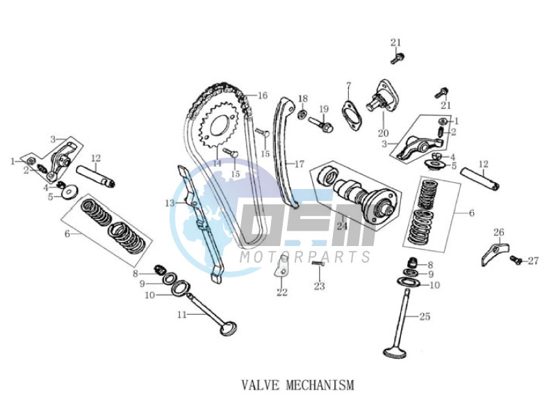 Valve - camshaft