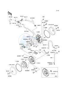 VN 1600 B [VULCAN 1600 MEAN STREAK] (B6F-B8FA) B7F drawing AIR CLEANER