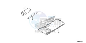 CRF125FE CRF125F Europe Direct - (ED) drawing TOOL