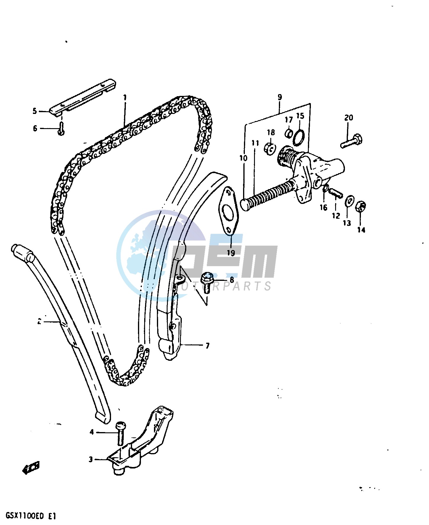 CAM CHAIN (MODEL Z)