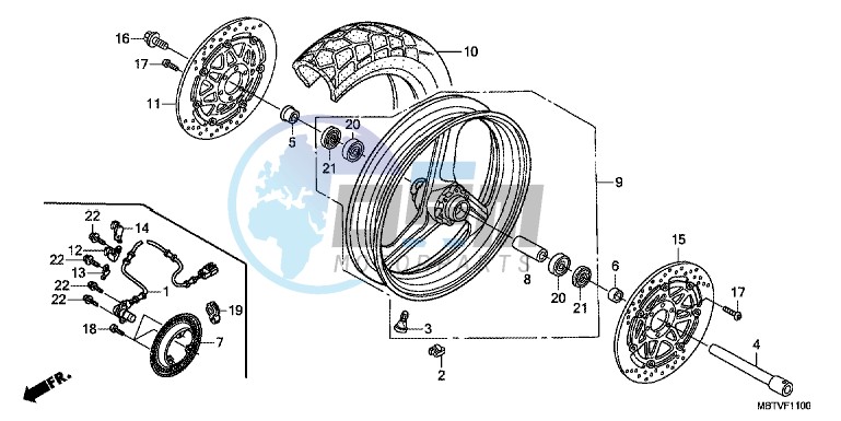 FRONT WHEEL