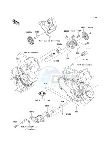 KX 450 D (KX450F) (F8F) D8F drawing OIL PUMP