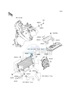 KLE 650 A [VERSYS] (9F-9F) A7F drawing RADIATOR-- A7F_A8F- -