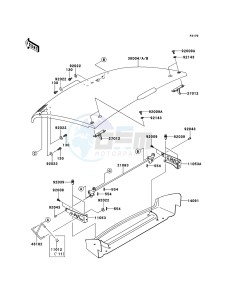 MULE_610_4X4 KAF400ADF EU drawing Fenders