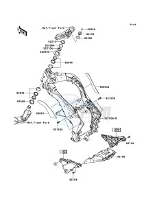 Z1000 ZR1000DBF FR GB XX (EU ME A(FRICA) drawing Frame