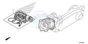 SH125SE SH125S UK - (E) drawing GASKET KIT A