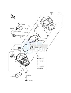 VERSYS_650 KLE650EFF XX (EU ME A(FRICA) drawing Air Cleaner