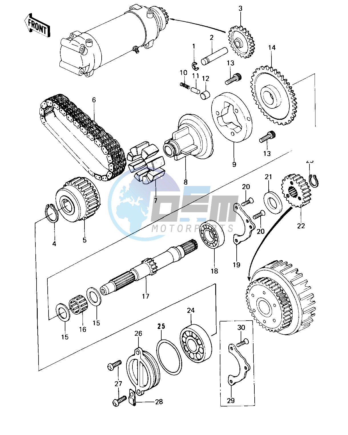 SECONDARY SHAFT_STARTER CLUTCH