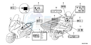 FES125AC drawing CAUTION LABEL