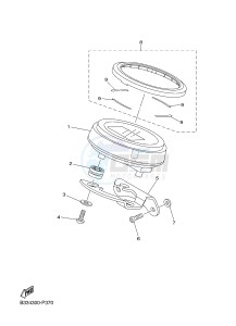 XVS950CR XVS950 CAFE RACER XV950 RACER (B33M) drawing METER