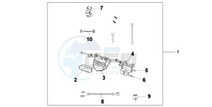 XL700V drawing REAR FOG LIGHT