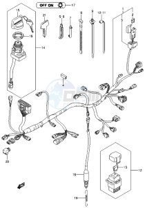 LT-Z400 drawing WIRING HARNESS