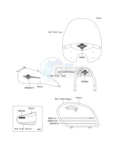 VN 1600 D [VULCAN 1600 NOMAD] (D6F-D8FA) D7F drawing DECALS-- EBONY- --- D7F- -