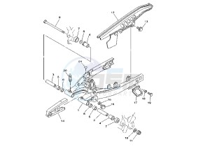 TW 125 drawing REAR ARM