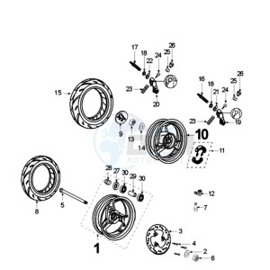 VIVA 2 SL4 EU drawing WHEELS