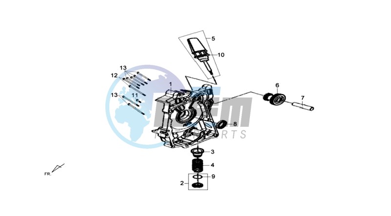 CRANKCASE RIGHT