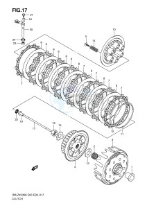 RM-Z450 (E3-E28) drawing CLUTCH