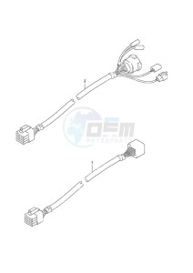 DF 25 V-Twin drawing Harness Remote Control