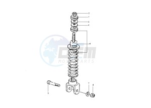 Runner POGGIALI 50 drawing Rear Damper