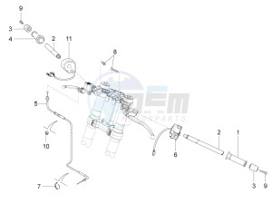 RS 125 4T E4 ABS (EMEA) drawing Handlebar - Controls