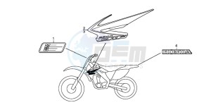 CRF250R drawing MARK (CRF250R8)