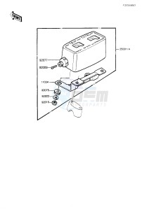 KDX 175 A [KDX175] (A2-A3) [KDX175] drawing METER -- 81-82 A2_A3- -