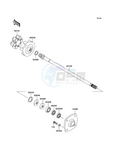 JET SKI ULTRA 260X JT1500E9F EU drawing Drive Shaft