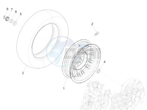 SPRINT 150 4T 3V IE ABS E3 (EMEA) drawing Rear wheel