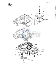 KZ 1000 J (J1-J3) drawing BREATHER COVER_OIL PAN