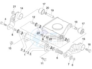 Fuoco 500 e3 800 drawing Swinging arm