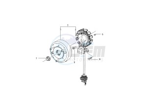 X8 125 drawing Flywheel magneto