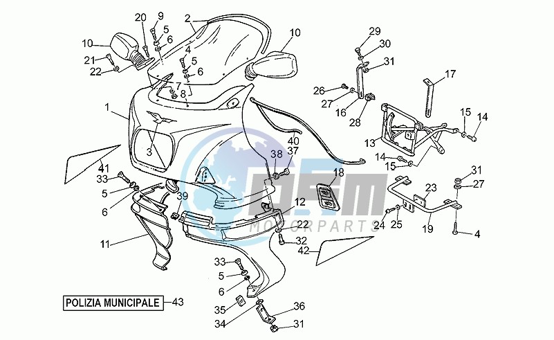 Front body - front fairing