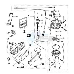 FOX M A2 BE drawing CARBURETTOR