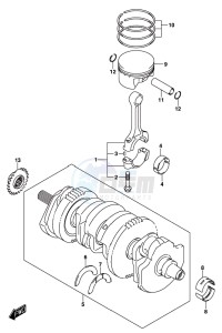 GSX-S1000 A drawing CRANKSHAFT