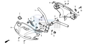 SFX50MM drawing STEERING HANDLE/ HANDLE COVER (1)