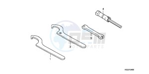 CRF150RBC drawing TOOLS