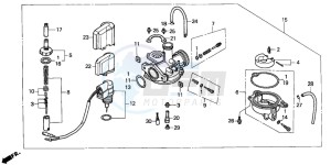 SFX50MM drawing CARBURETOR