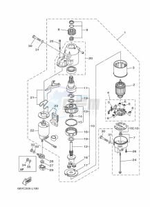 FL115AETX drawing STARTER-MOTOR