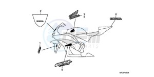 CBR600RAA F / CMF drawing MARK/STRIPE (9)