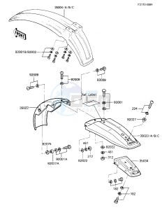 KE 100 B [KE100] (B1-B5) [KE100] drawing FENDERS