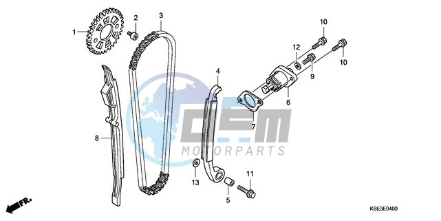 CAM CHAIN/TENSIONER