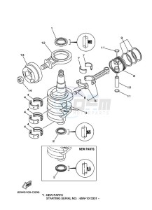 F25AETL drawing CRANKSHAFT--PISTON