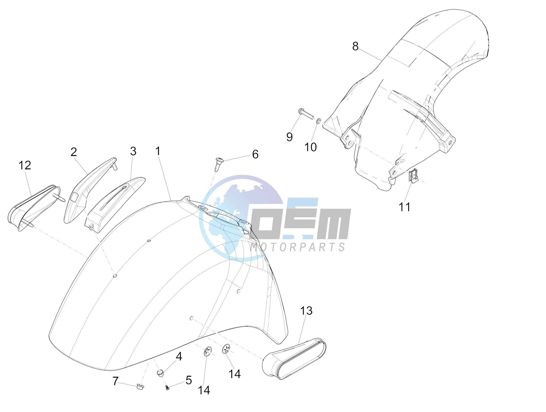 Wheel huosing - Mudguard