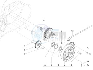 PRIMAVERA 50 4T 3V E4 30 MPH NOABS 30 Mph (NAFTA) drawing Reduction unit