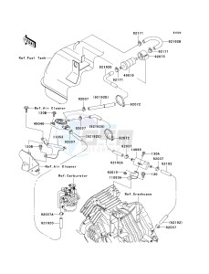 KAF 400 C [MULE 610 4X4 HARDWOODS GREEN HD] (C6F-C9F) C6F drawing FUEL PUMP