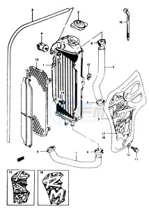 RM80 (T-V) drawing RADIATOR