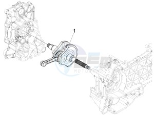 Fly 150 4t e3 drawing Crankshaft