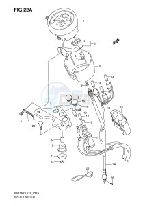 RV125 (E19) VanVan drawing SPEEDOMETER (MODEL K7)