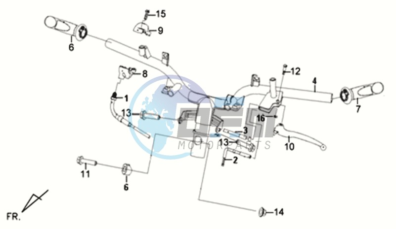 HANDLEBAR / BRAKE LEVERS /CABLES