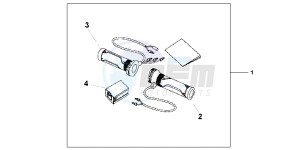 CBF1000FB drawing GRIP HEATER(12A T